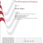 Fortbildungsbescheinigung